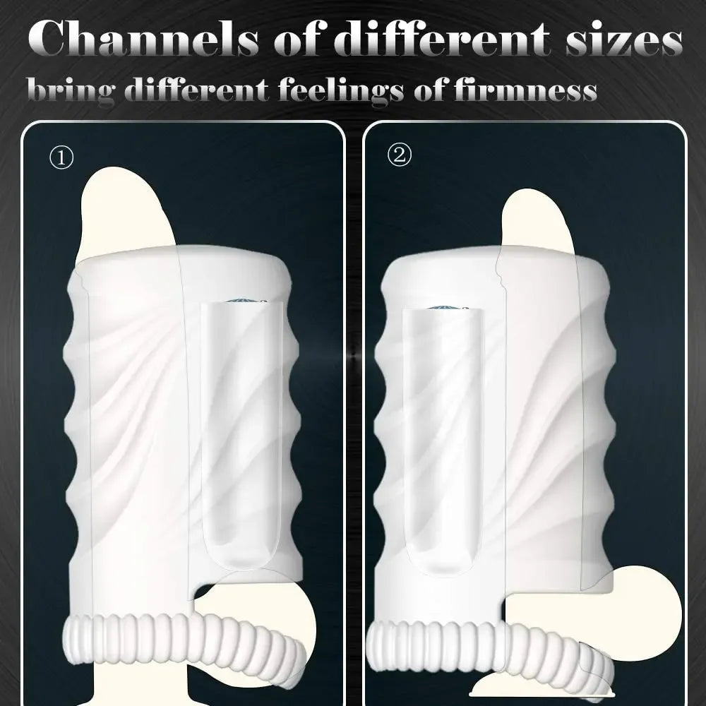 10 Mode Cordless Masturbator for Men Soft Vibrating Cock