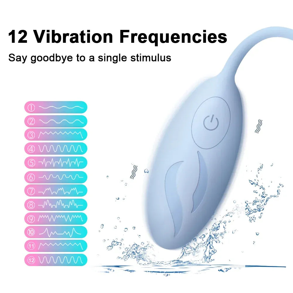 10-Speed Wireless Vibrating Egg for Vaginal & Anal