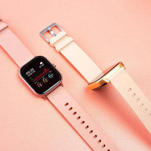 Vibe Geeks Smart Watch Full Touch Fitness Tracker Blood Pressure Monitor Smart
