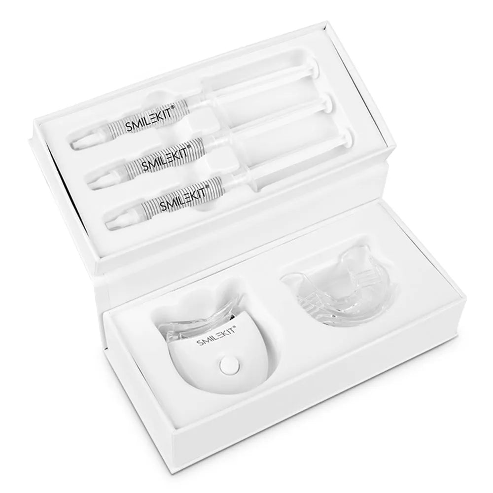 Vibe Geeks Teeth Whitening Kit with LED Light Professional