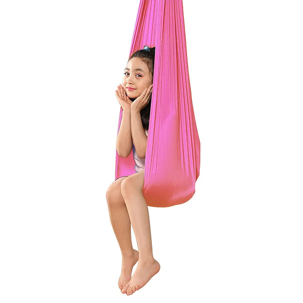 Vibe Geeks Kids Therapy Swing Yoga Cuddle Sensory Hanging