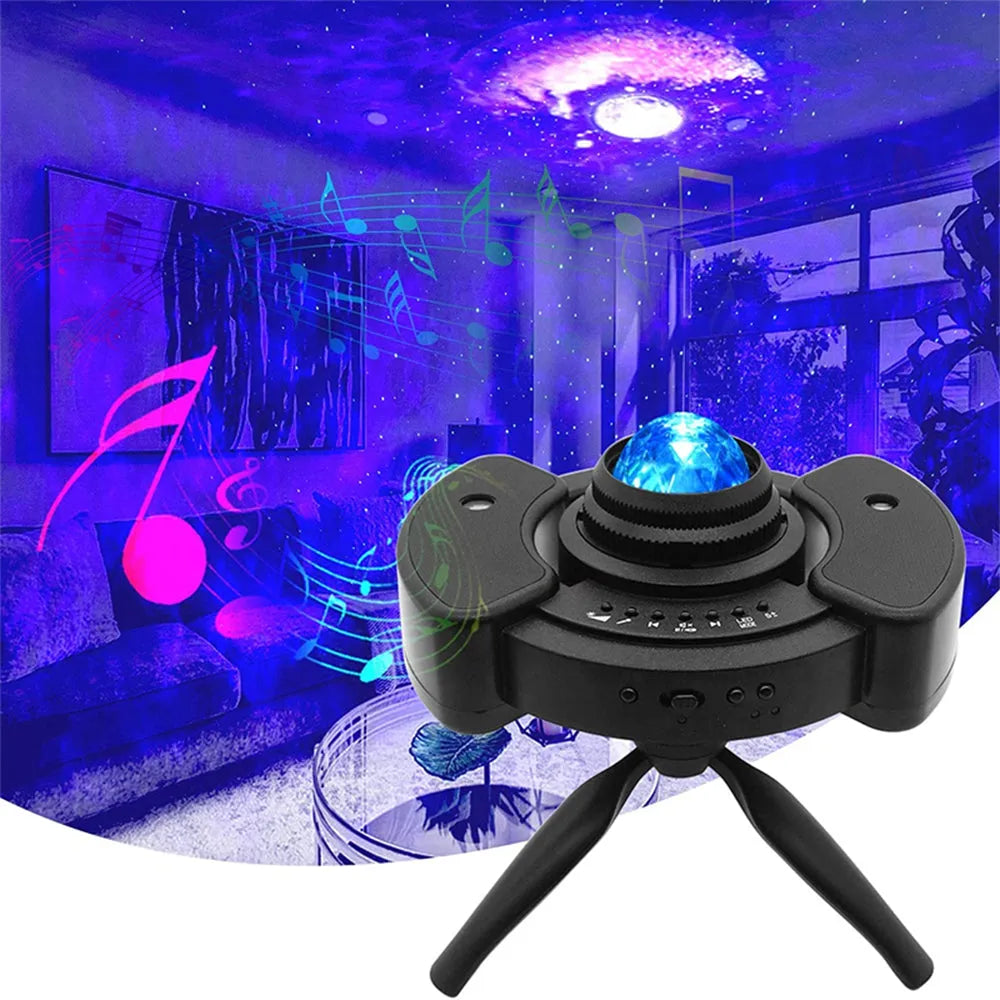 Vibe Geeks Galaxy Star Light Projector and Bluetooth