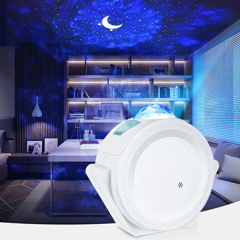 Vibe Geeks LED Night Light Wi - Fi Enabled Star Projector