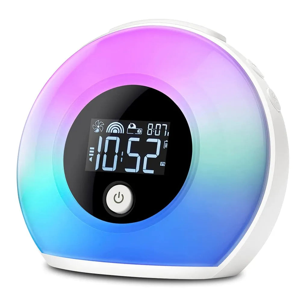 Vibe Geeks Wireless LED Night Lamp Alarm Clock