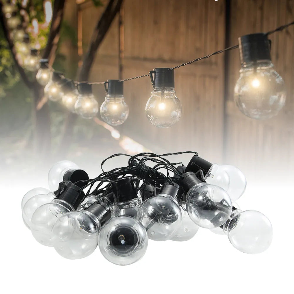 Vibe Geeks LED Outdoor Garden Solar Powered String Lights