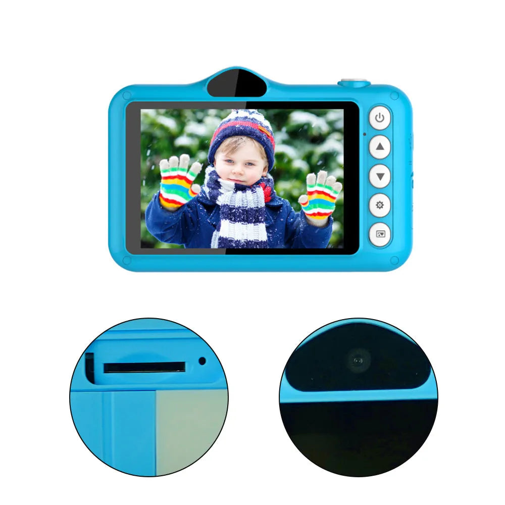 Vibe Geeks 3.5 Inch Mini Cute Digital Camera for Kids 12MP