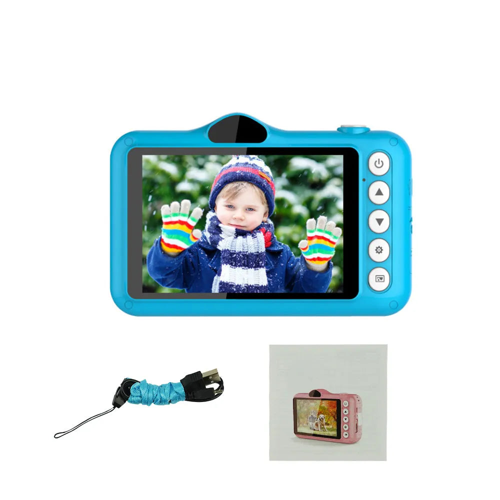 Vibe Geeks 3.5 Inch Mini Cute Digital Camera for Kids 12MP