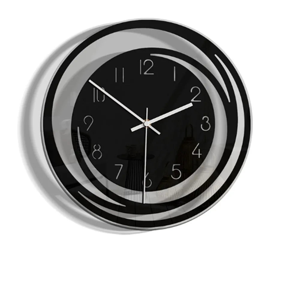 Vibe Geeks Minimalist Creative Acrylic Wall Clock - Battery