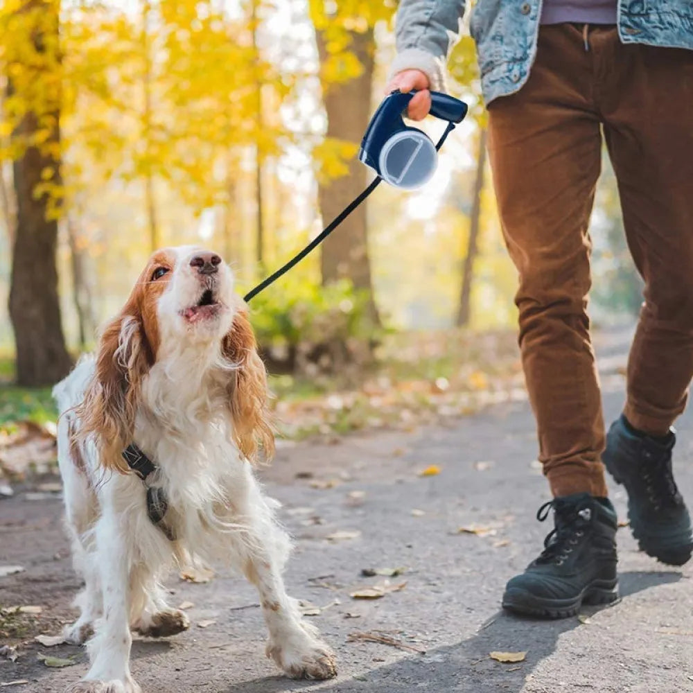 Vibe Geeks Multifunctional Retractable Leash Pet LED