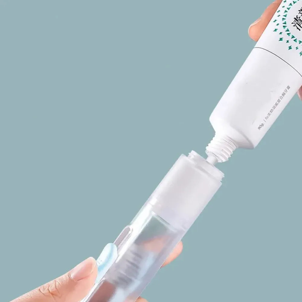 Vibe Geeks Soft Bristles Portable Travel Toothbrush