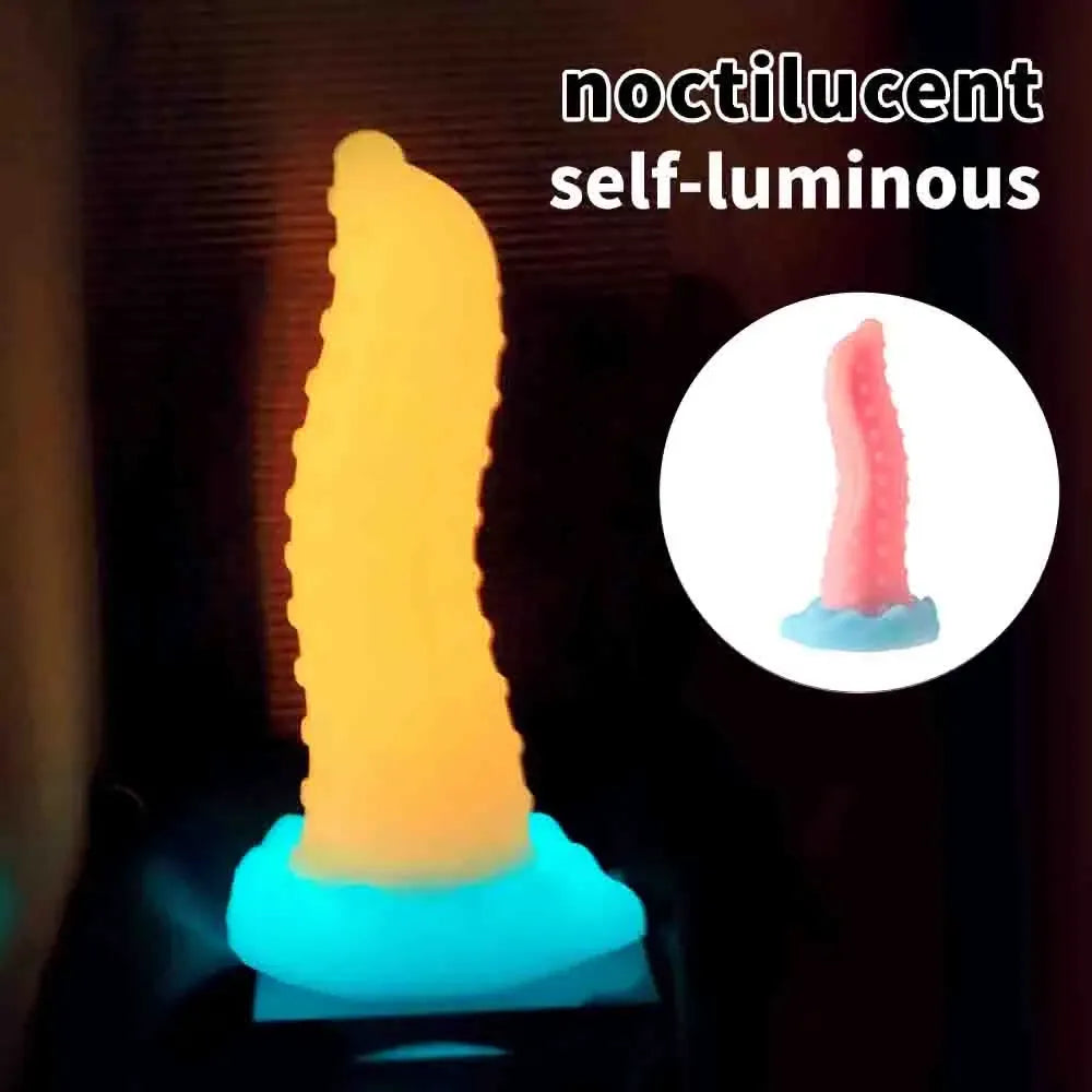 8.6 Glowing Realistic Dildo with Suction Cup