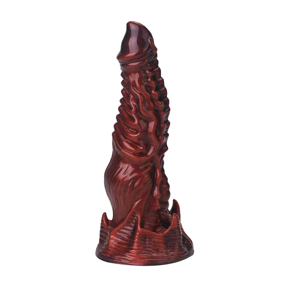 9.3 Inch Thick Silicone Dragon Dildo With Suction Cup