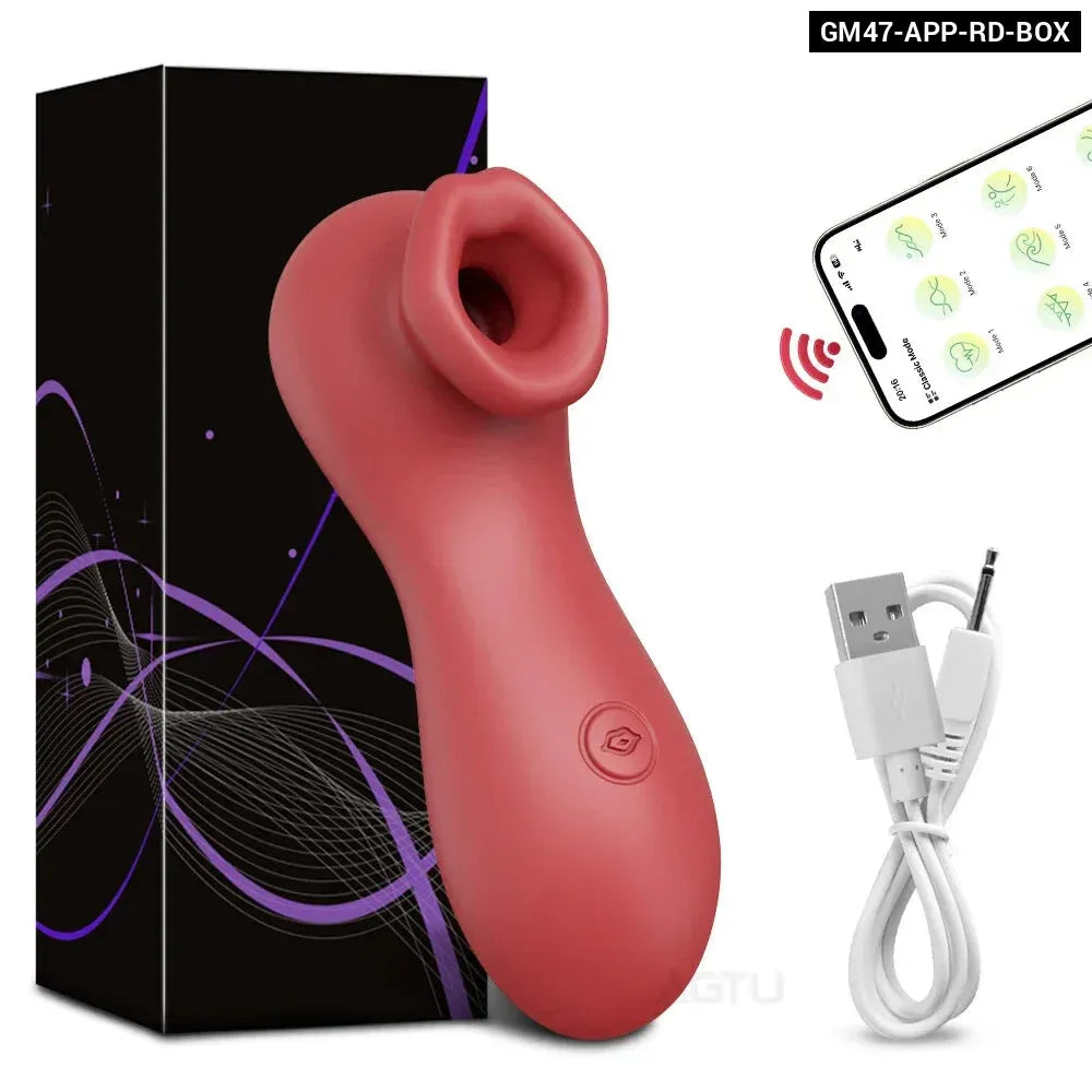 App Controlled Clit Sucker Vibrator for Women Nipple