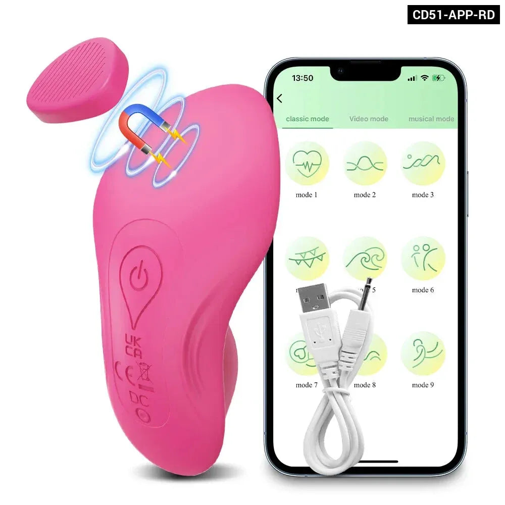 Bluetooth Wearable Vibrator for Women App Controlled