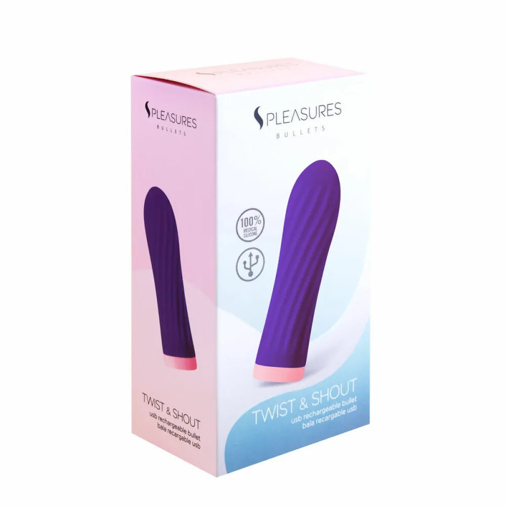 Bullet Vibrator By S Pleasures Purple Lilac (8,5 X 2,5 Cm)