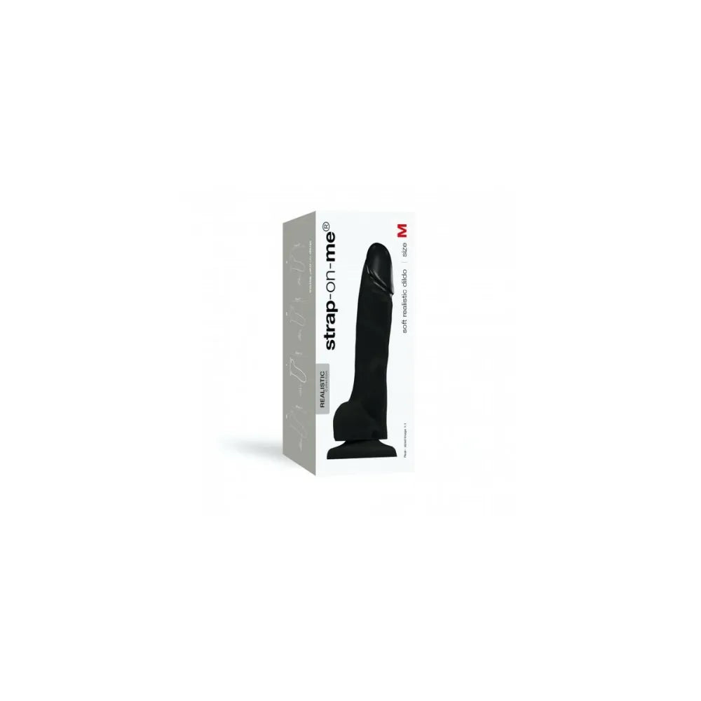 Dildo By Straponme Realistic Black M