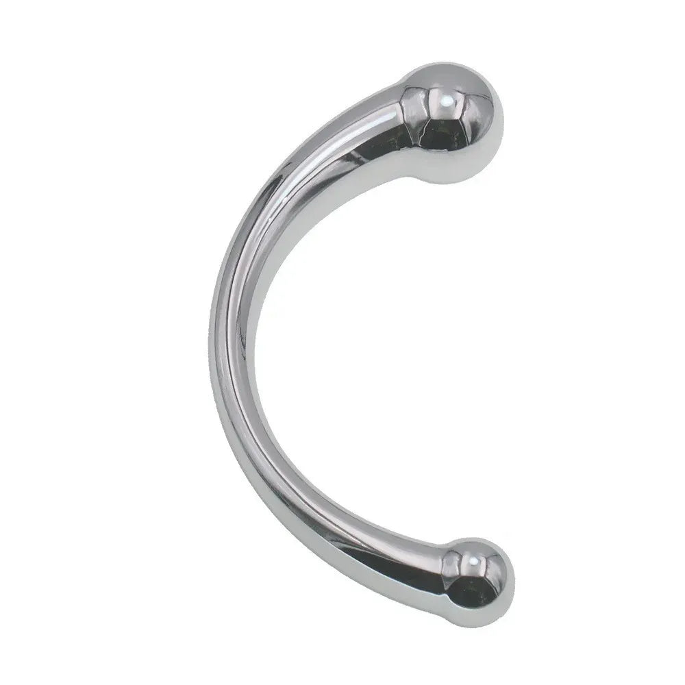 Double Ended Aluminum Anal Plug for Prostate Stimulation