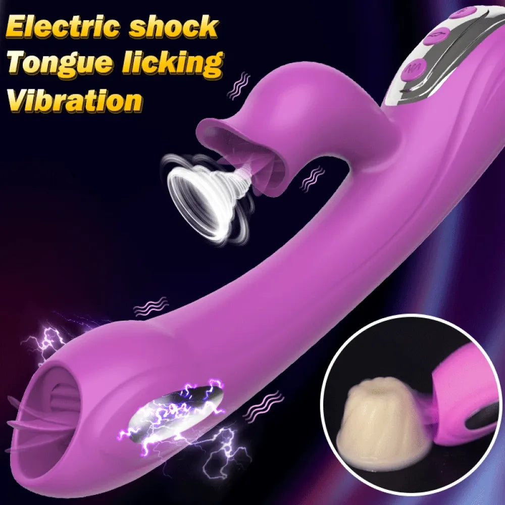 Electric Shock Dildo Vibrator For Women