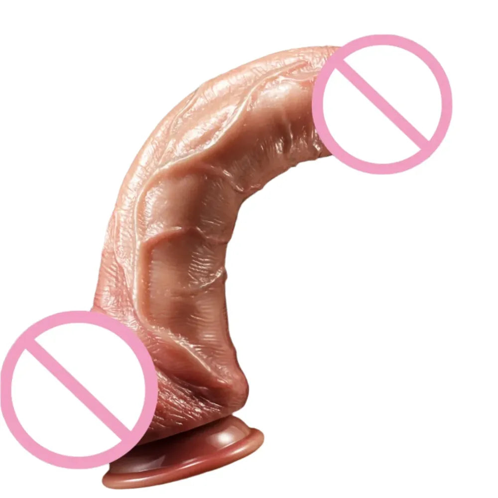 Large Silicone Dildo with Suction Cup - Pleasure for Women