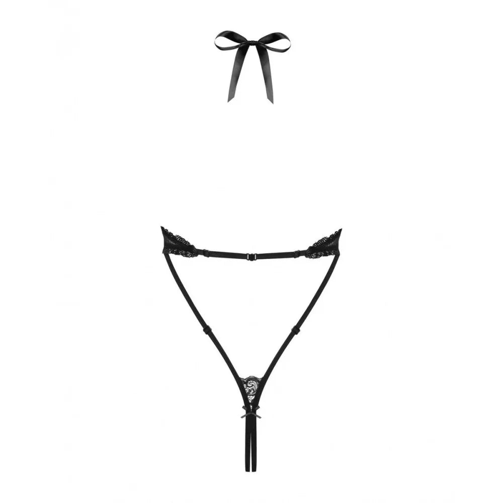 Leotard By Obsessive E31285 Black L/Xl