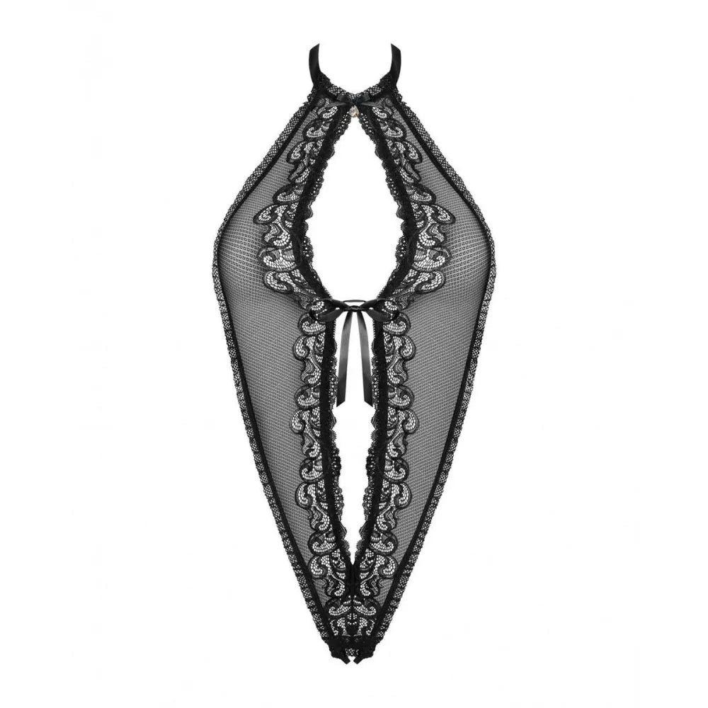 Leotard By Obsessive E31285 Black L/Xl