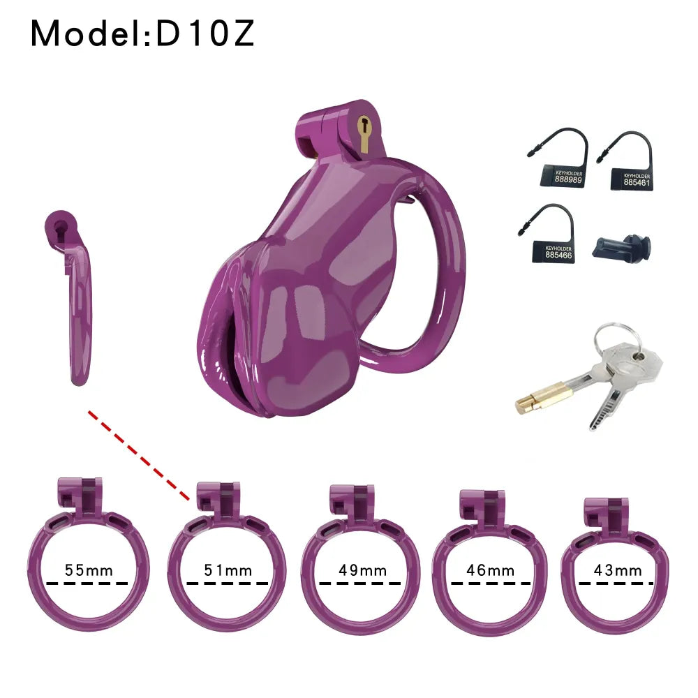 Lightweight Male Chastity Cage Plastic Cock Lock for Men