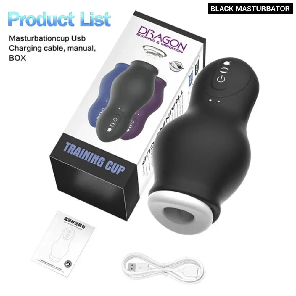 Male Masturbation Cup Automatic Sucking Vibrator for Oral