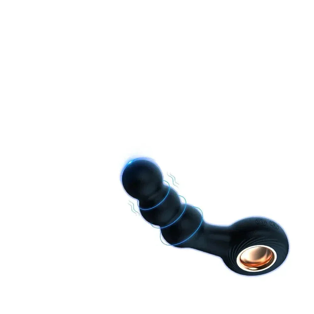 Male Prostate Massager 3 Beads Vibrating Anal Stimulation