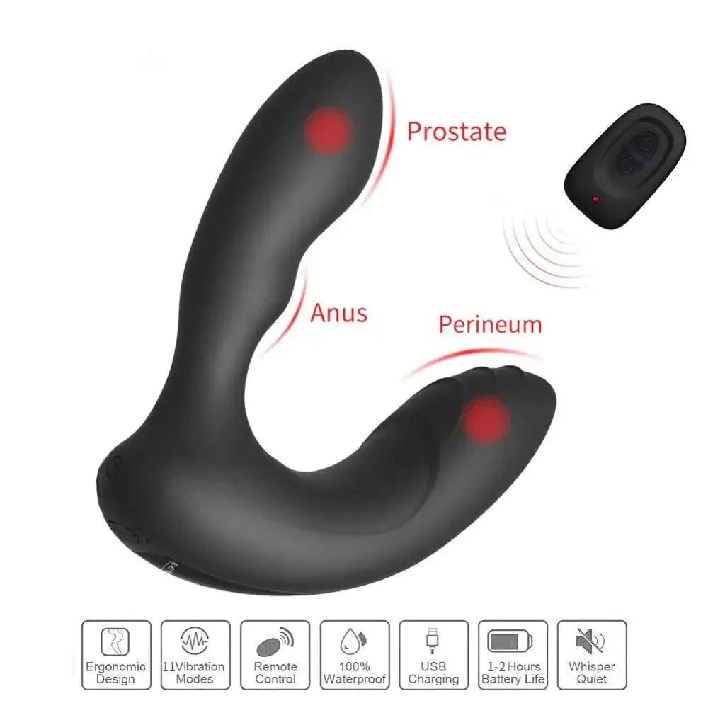 Male Prostate Massager Vibrating Anal Plug