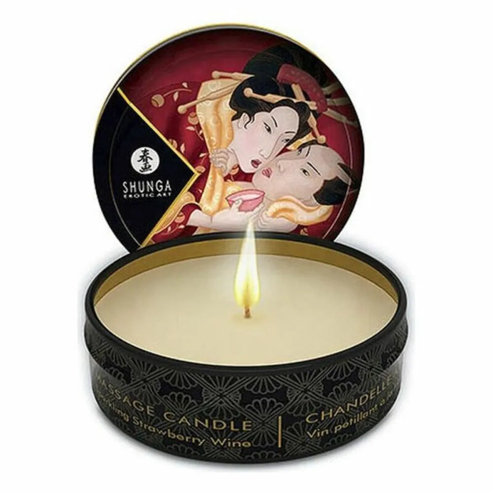 Massage Candle By Shunga 9046084 Strawberry 30 Ml