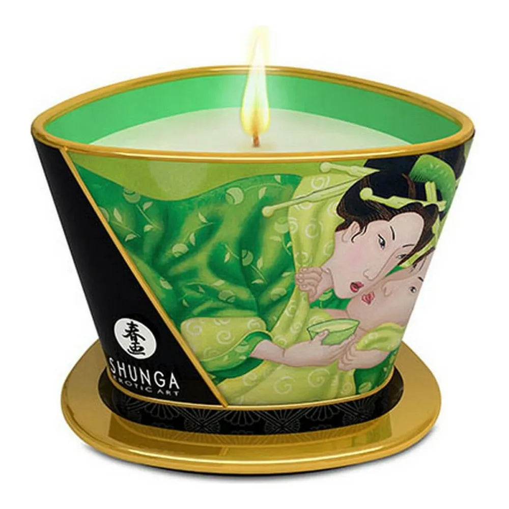 Massage Candle Green Tea By Shunga 170 Ml