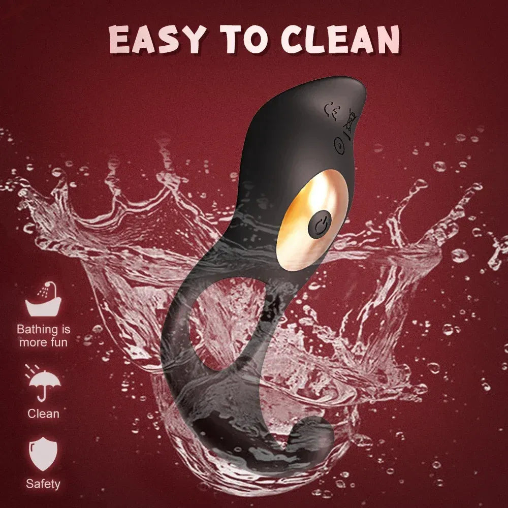 Men’s Vibrating Cock Ring for Delayed Ejaculation