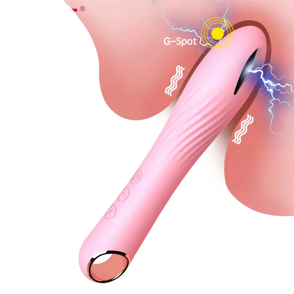 Mini Electric Shock Dildo Vibrator For Women