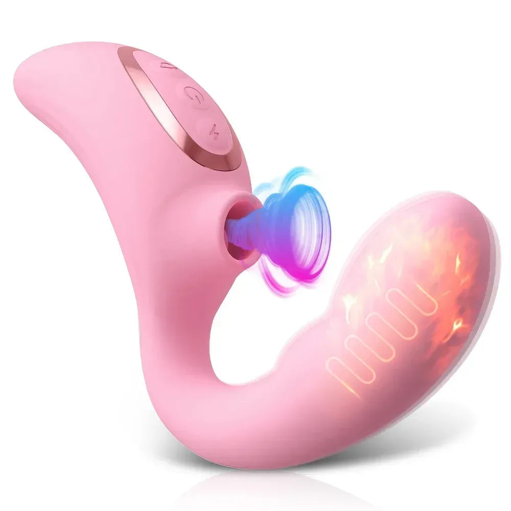 Powerful Dual Stimulation Clit Sucker & G-Spot Vibrator