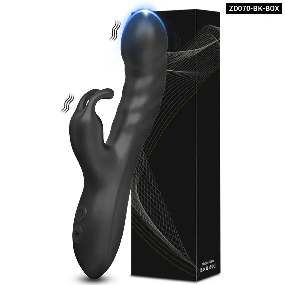 Rabbit Vibrator G Spot Vagina Nipples Stimulator