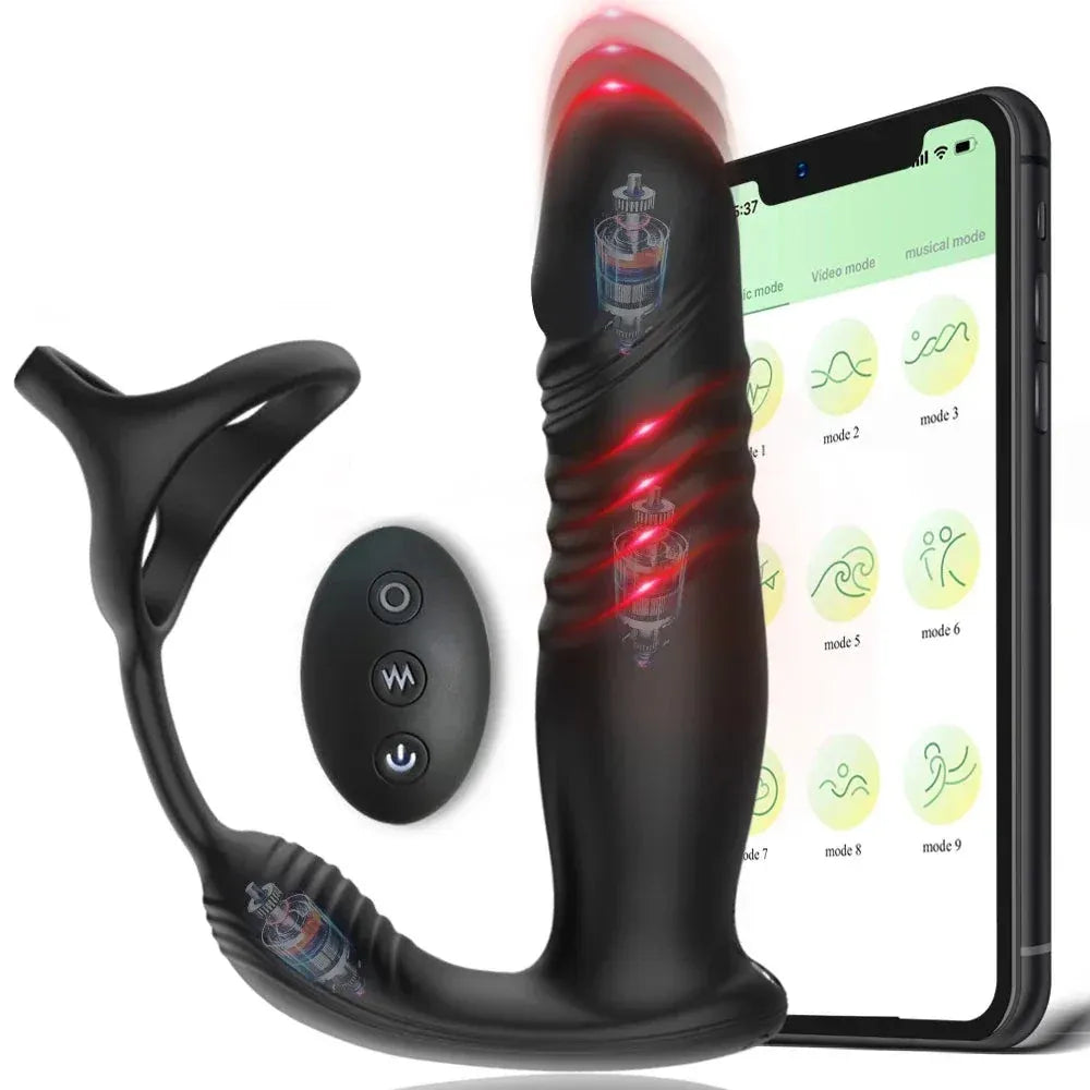 Remote Anal Vibrator For Men Prostate Massager