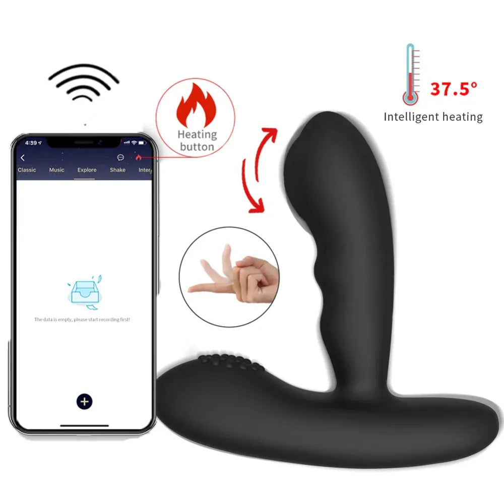 Remote Prostate Massager For Men Anal Plug Vibrator