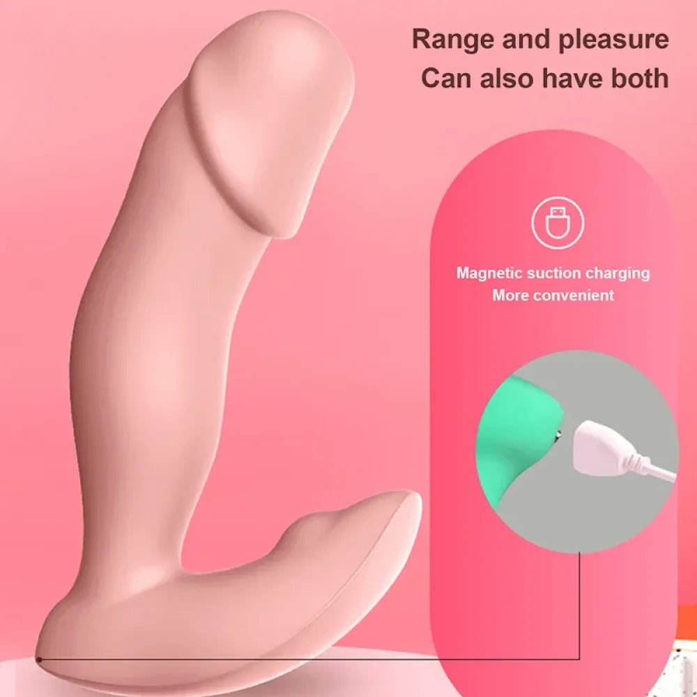 Silicone G Spot Clit Vibrator for Women App Controlled