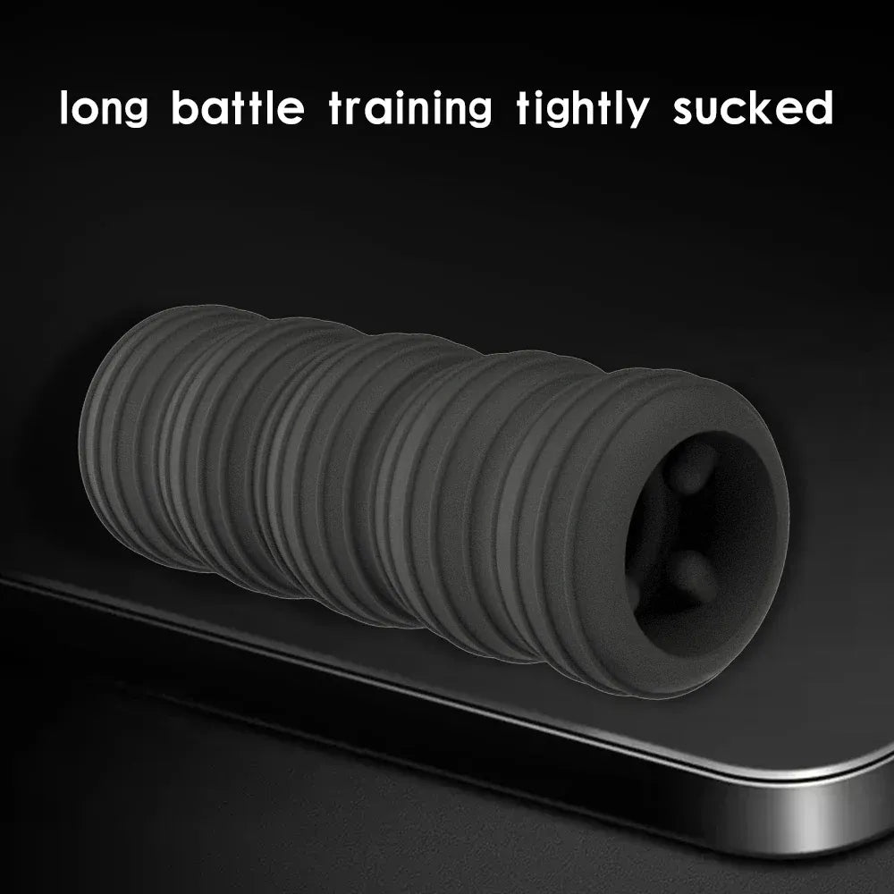 Silicone Masturbator Cup Endurance Exercise Penis Massage