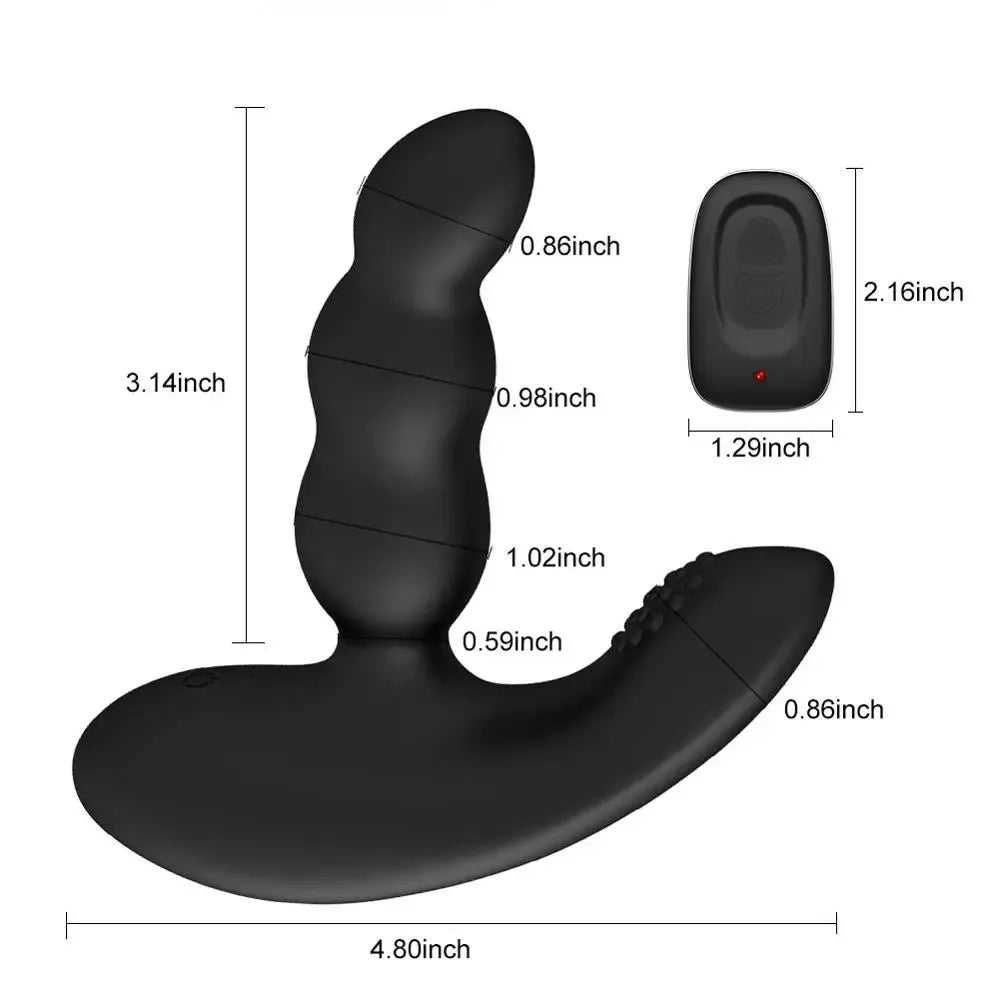 Silicone Prostate Massager For Men Vibrating Anal Plug