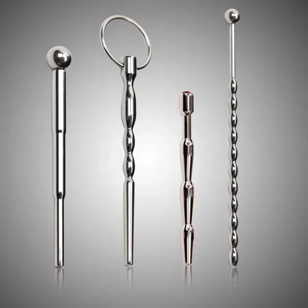 Stainless Steel Urethral Sounds With Multi Beads Urethral