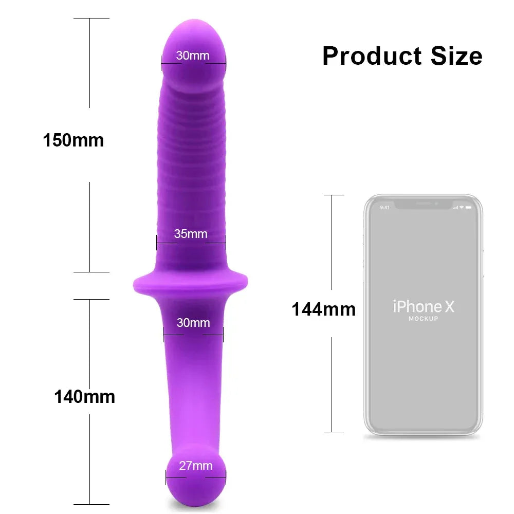 U-Shaped Double Dildo for Women and Couples