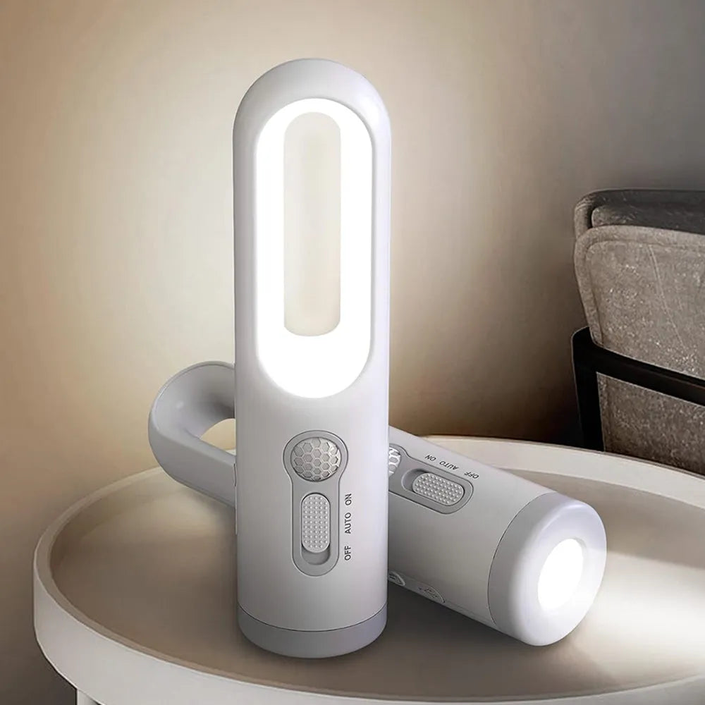 Vibe Geeks 2-In-1 Portable Led Motion Sensor Night Light