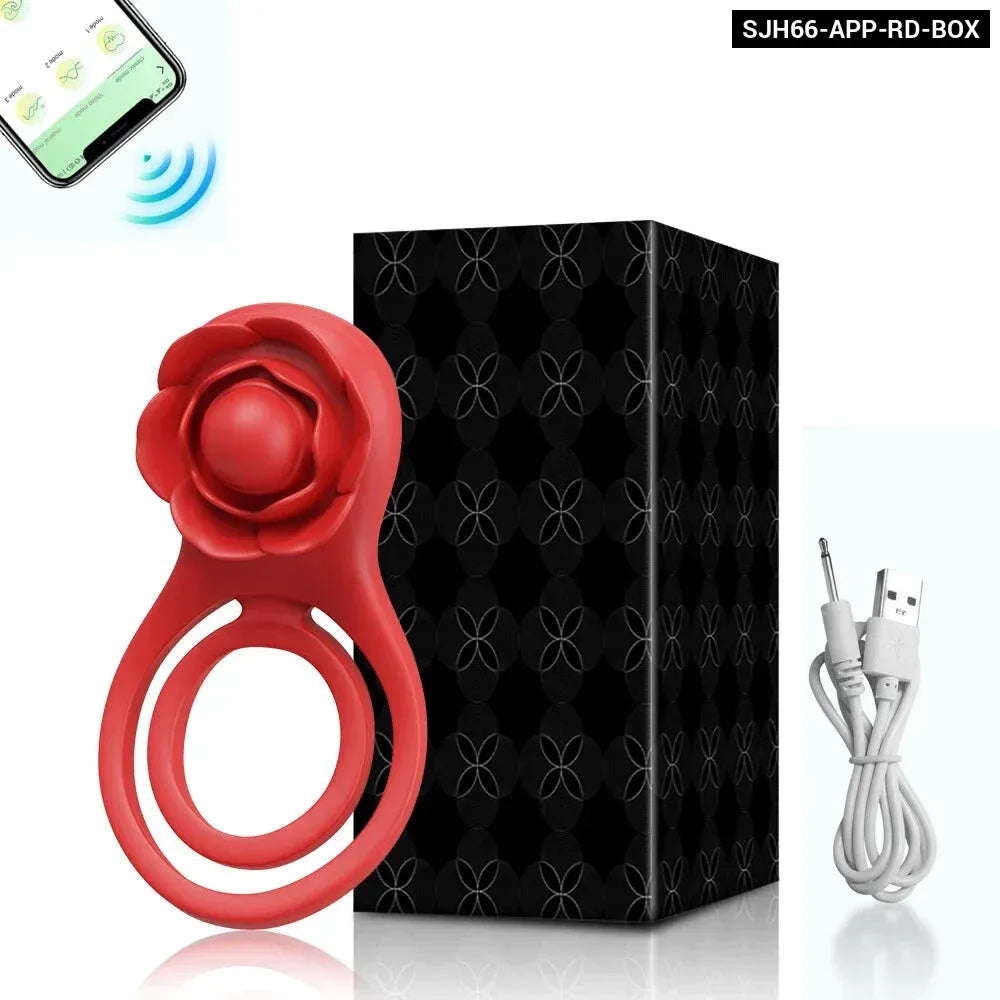 Vibrating Cock Ring for Men Delay Ejaculation Stimulate