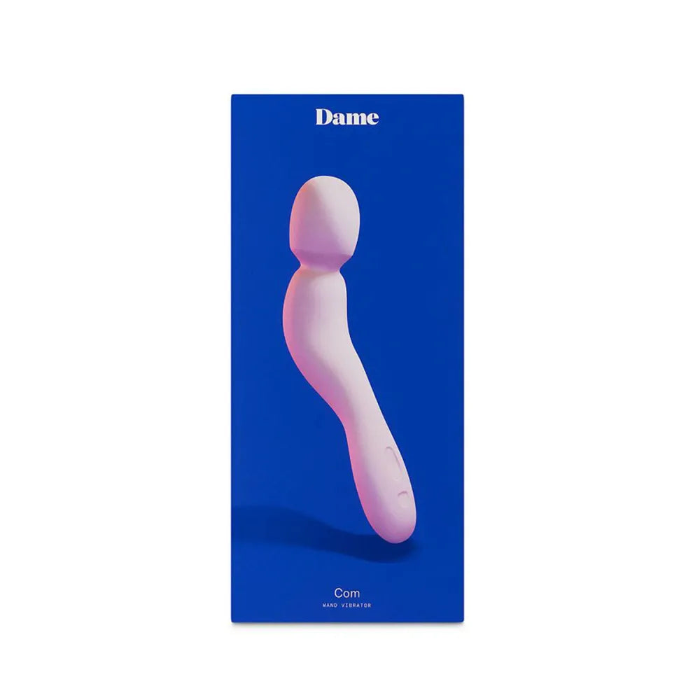 Vibrator By Dame Com Wand Massager Quartz White Pink