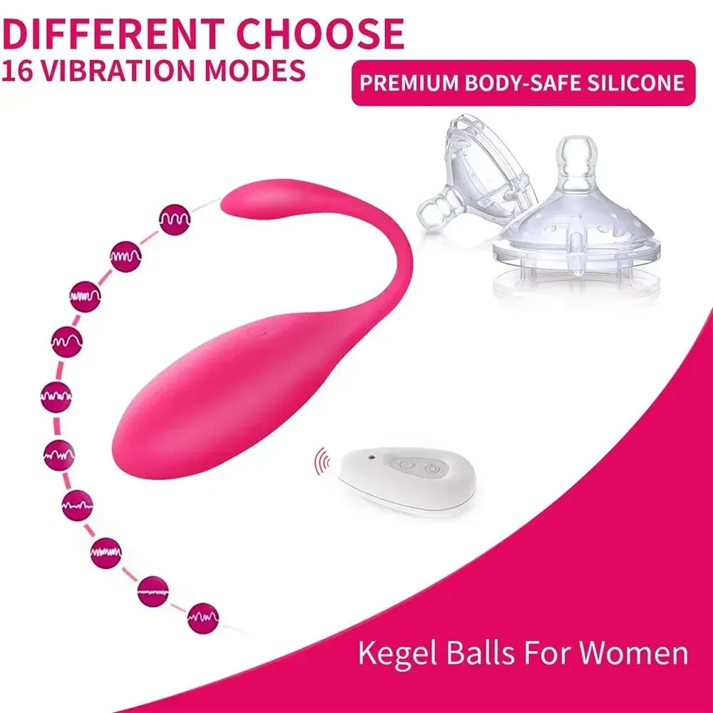 Wireless Kegel Vibrator For Women G Spot & Anal Stimulation