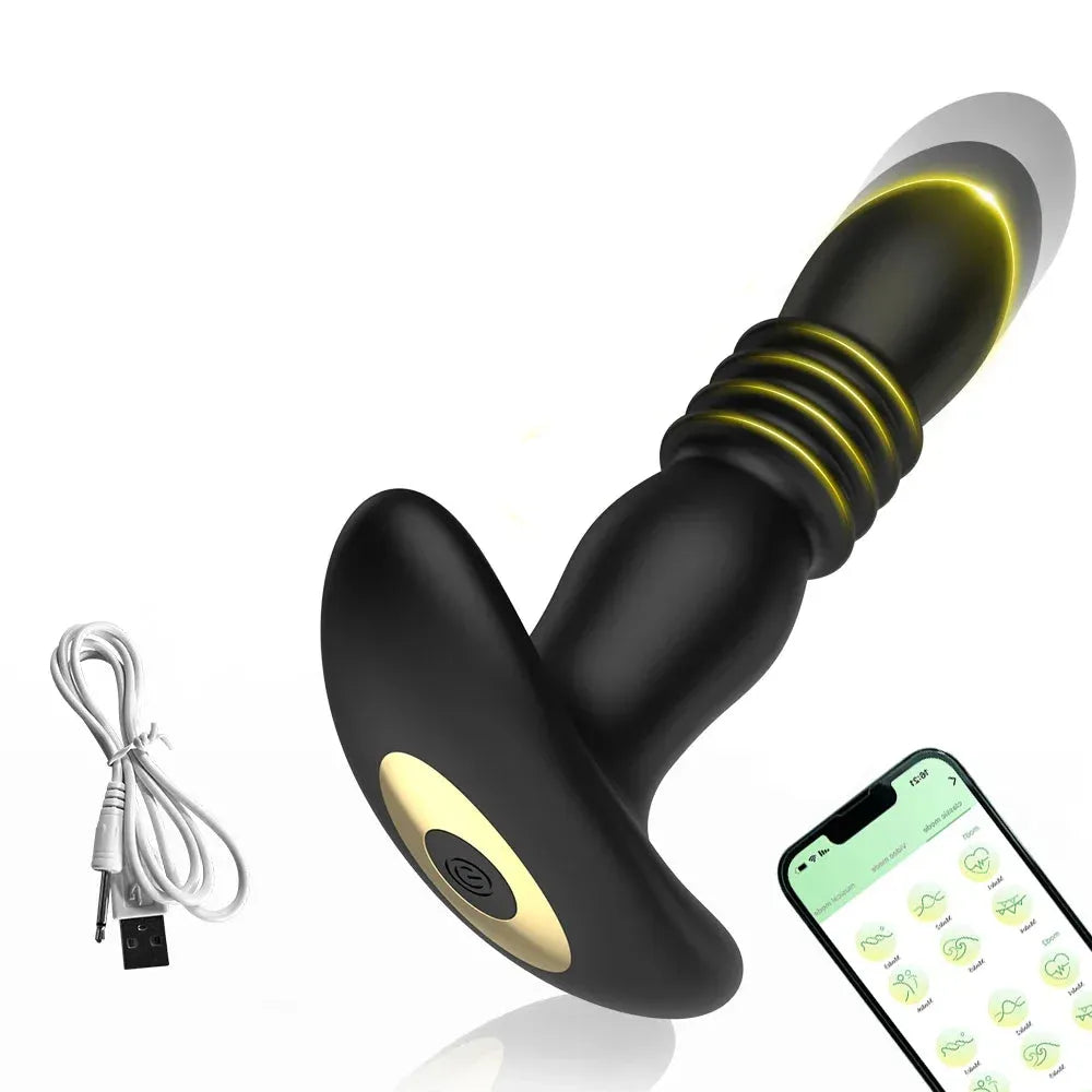 Wireless Telescopic Anal Vibrator For Prostate Massage